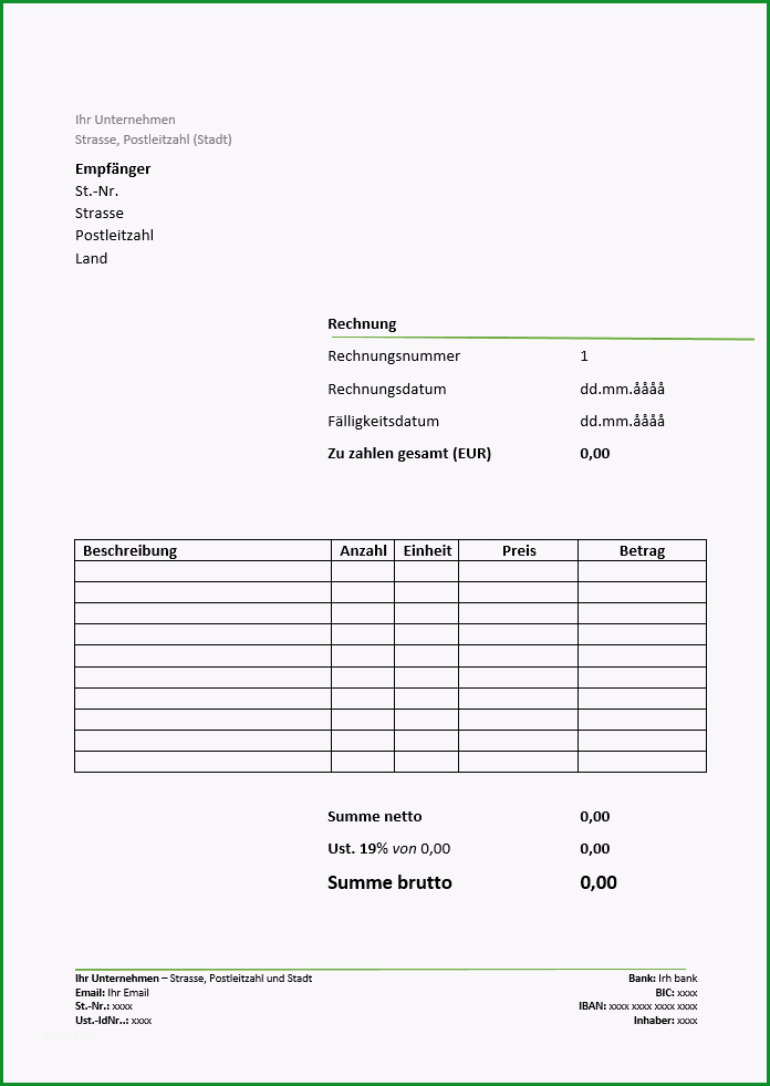 rechnung bei versicherung einreichen vorlage 6922