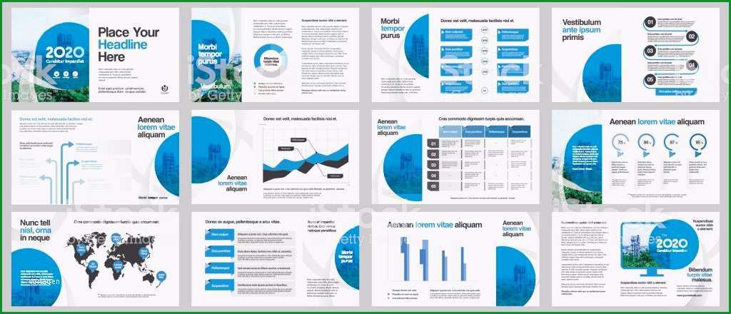 stadt hintergrund business firmenpräsentation mit infografiken vorlage gm