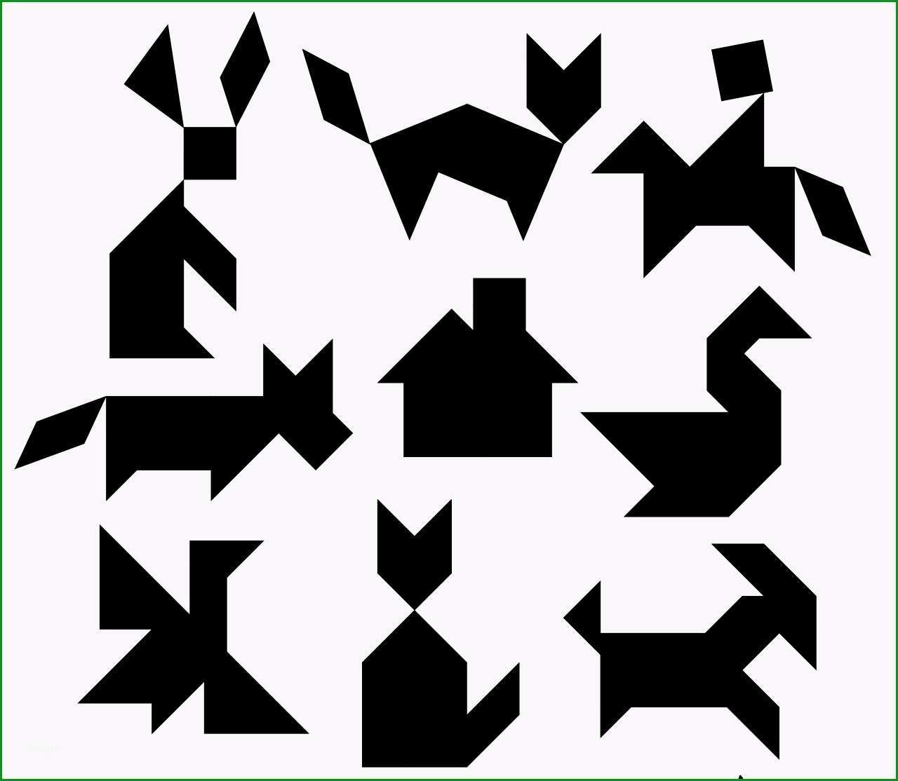 tangram kindergarten vorlagen einzigartige nett tangram vorlage in tangram vorlagen