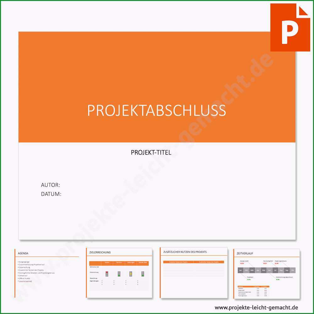 vorlage projektabschlusspraesentation