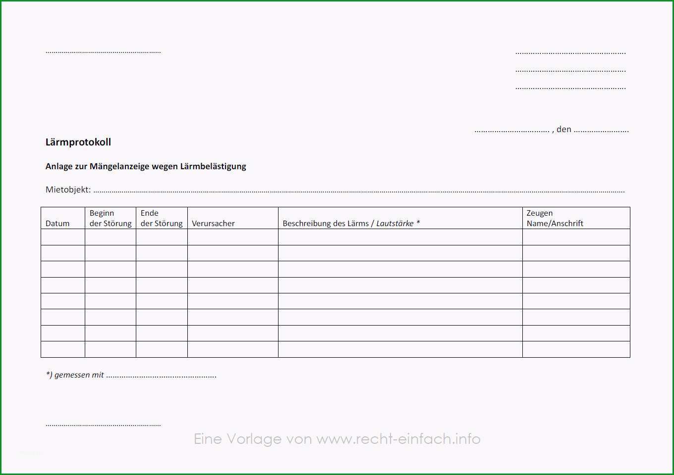 wartungsprotokoll vorlage excel