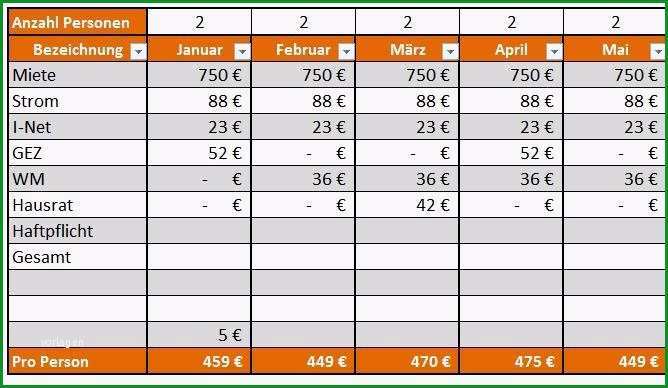 wg haushaltsbuch kassenbuch excel vorlage