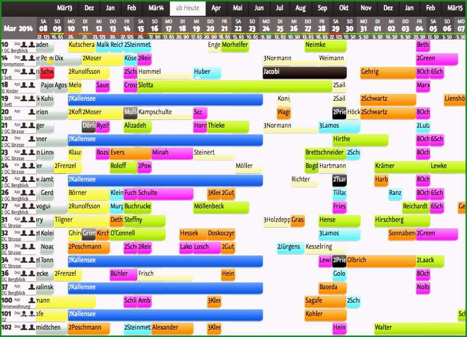 belegungsplan excel vorlage kostenlos iyga4i