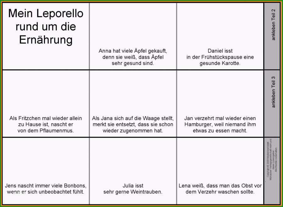 11 leporello vorlage