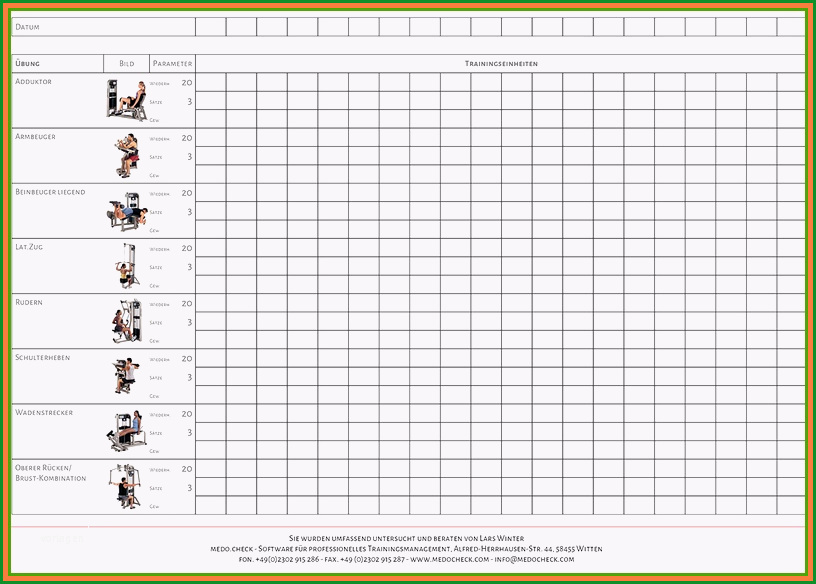 14 trainingsplan vorlage excel