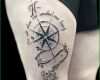 Unglaublich Anker Kompass Tattoo