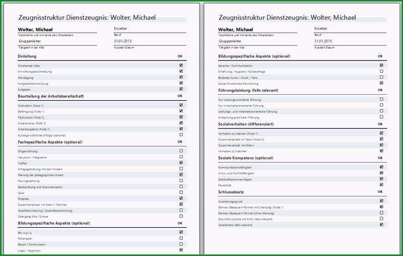 arbeitszeugnis generator fuer erzieher