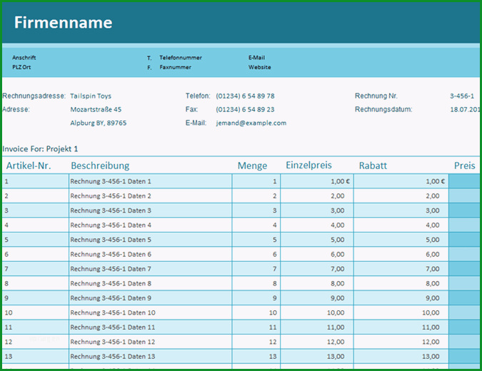 ausbildungsplan excel kostenlos