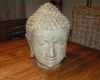 Unglaublich Buddha Kopf Steinguss 50cm Höhe Leicht Hohlguss