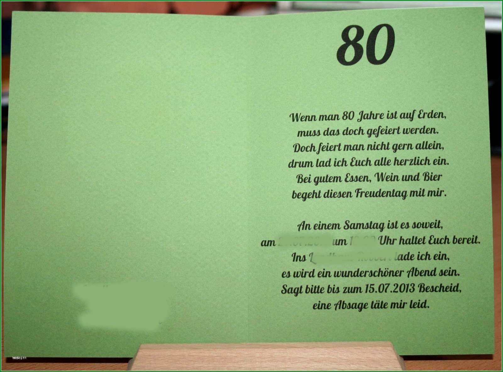 Unglaublich Einladung 85 Geburtstag Vorlage Wunderbar Geburtstag