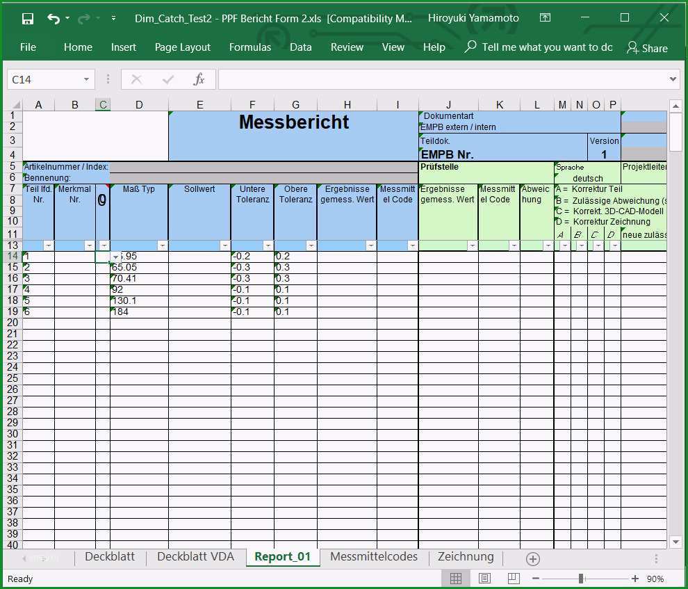 erstmusterprufbericht vda vorlage harmonischerstaunlich erstmusterprufbericht vda vorlage excel kostenlos herunterladen