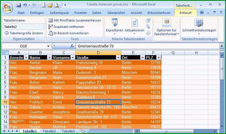 excel tabelle vorlage erstellen