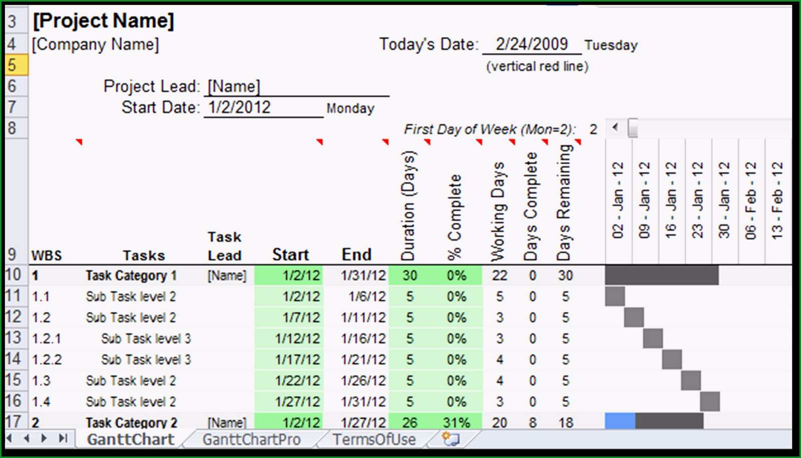 gantt chart excel vorlage excel spreadsheet gantt chart template gantt chart