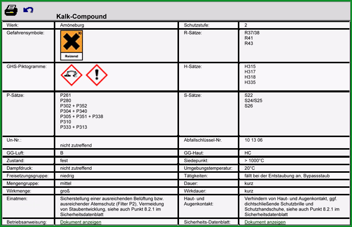 Unglaublich Gefahrstoffkataster Vorlage Excel – Werden