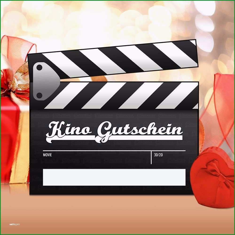 Unglaublich Gutschein Design Vorlage Gut Kino Gutschein Pdf 15 X 14 Cm