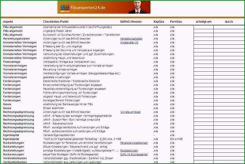 guv erstellen vorlage cool checkliste zum jahresabschluss