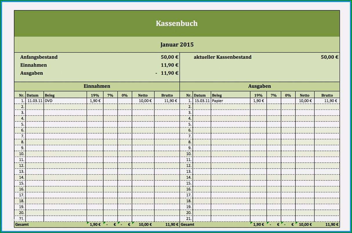 kassenbuch vorlage pdf schonste einnahmen ausgaben vorlage zum ausdrucken ws93