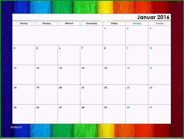Unglaublich Kostenlose Kalendervorlagen 2016 Fice Lernen