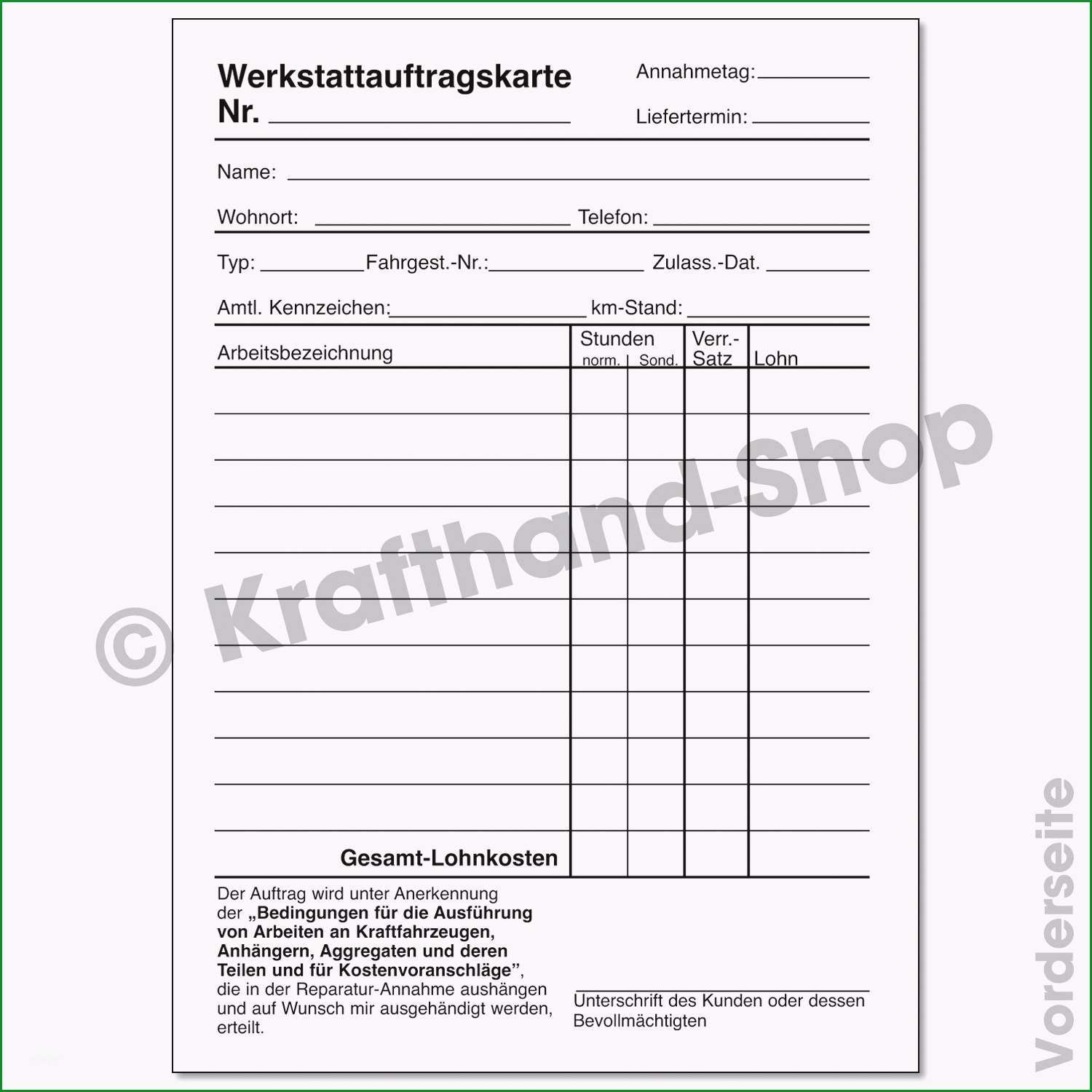 Werkstattauftrag oxid 2