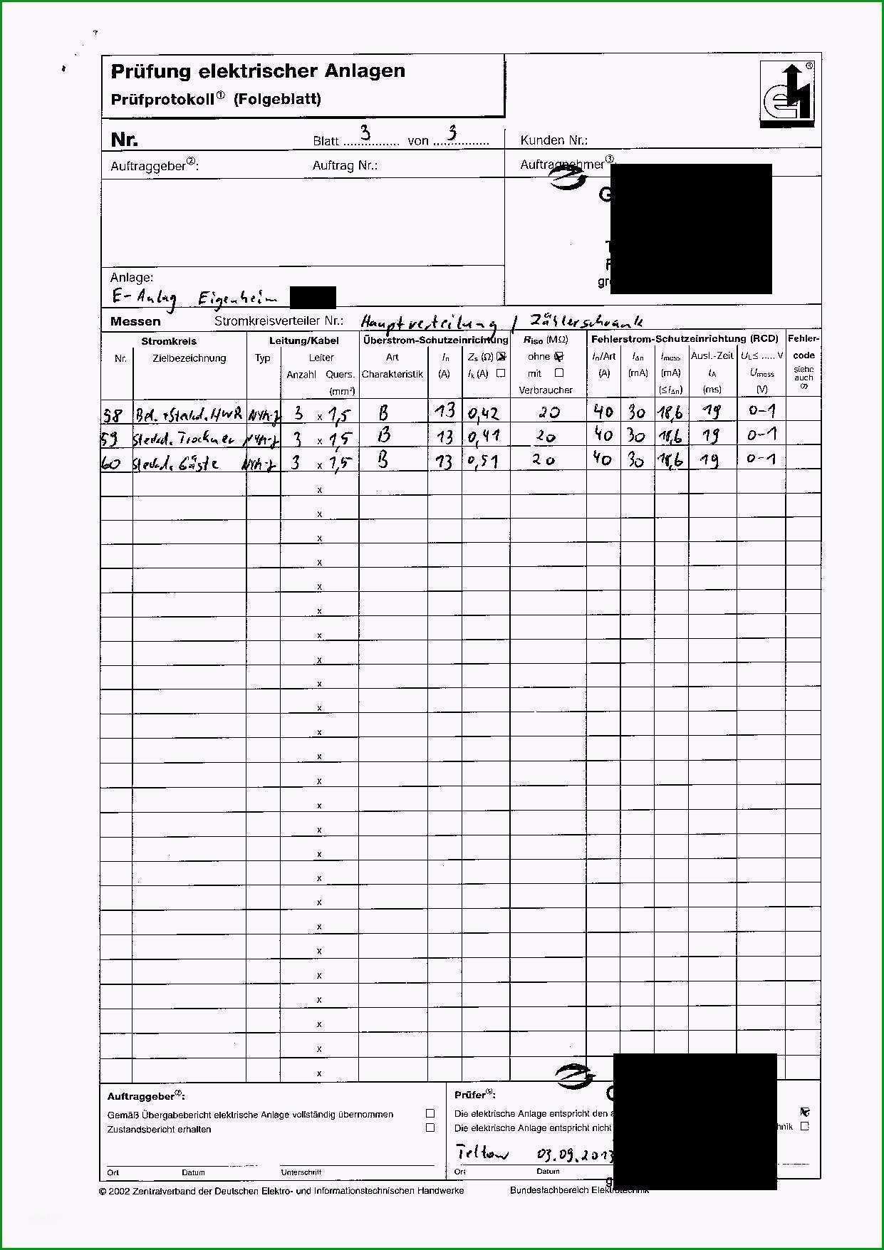 messprotokoll elektro vorlage erstaunliche protokolle erhalten elektro heizung