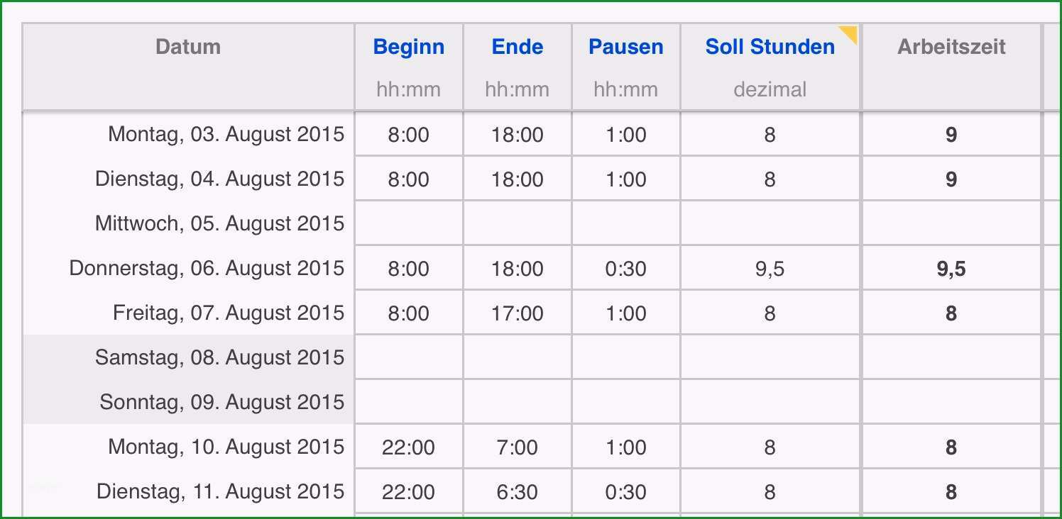 arbeitszeit zeiterfassung 2015