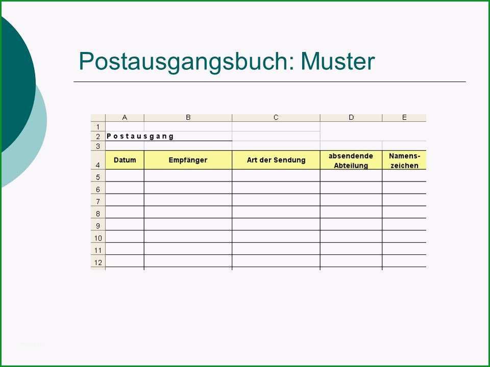 postausgangsbuch vorlage anfragen von kunden bearbeiten ppt video online