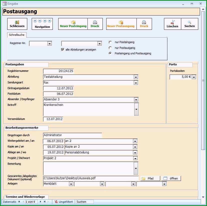 posteingangsbuch excel vorlage elegant elektronischesposteingangsbuch excel vorlage