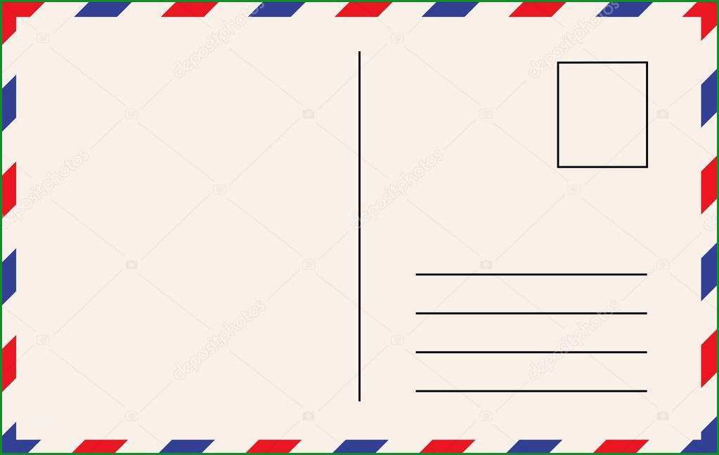 stock illustration post card template vector