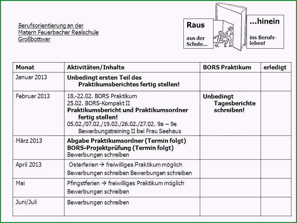 praktikumsbericht vorlage schule 10 klasse inspiration 17 bewerbungsschreiben praktikum scueler muster kostenlos