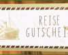 Unglaublich Reise Gutschein &quot;ticket Style&quot; Travel Voucher T