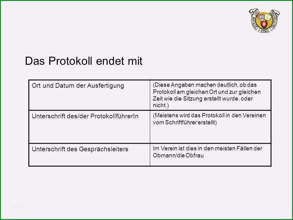 schriftfuhrer verein protokoll vorlage hubsch protokollfuhrung ppt video online herunterladen