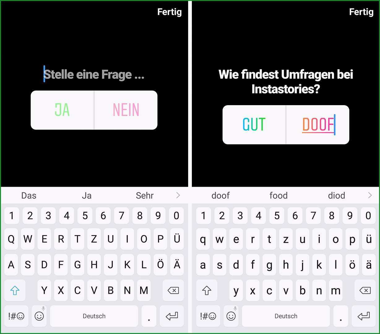 umfrage erstellen vorlage neues instagram feature so funktionieren umfragen in