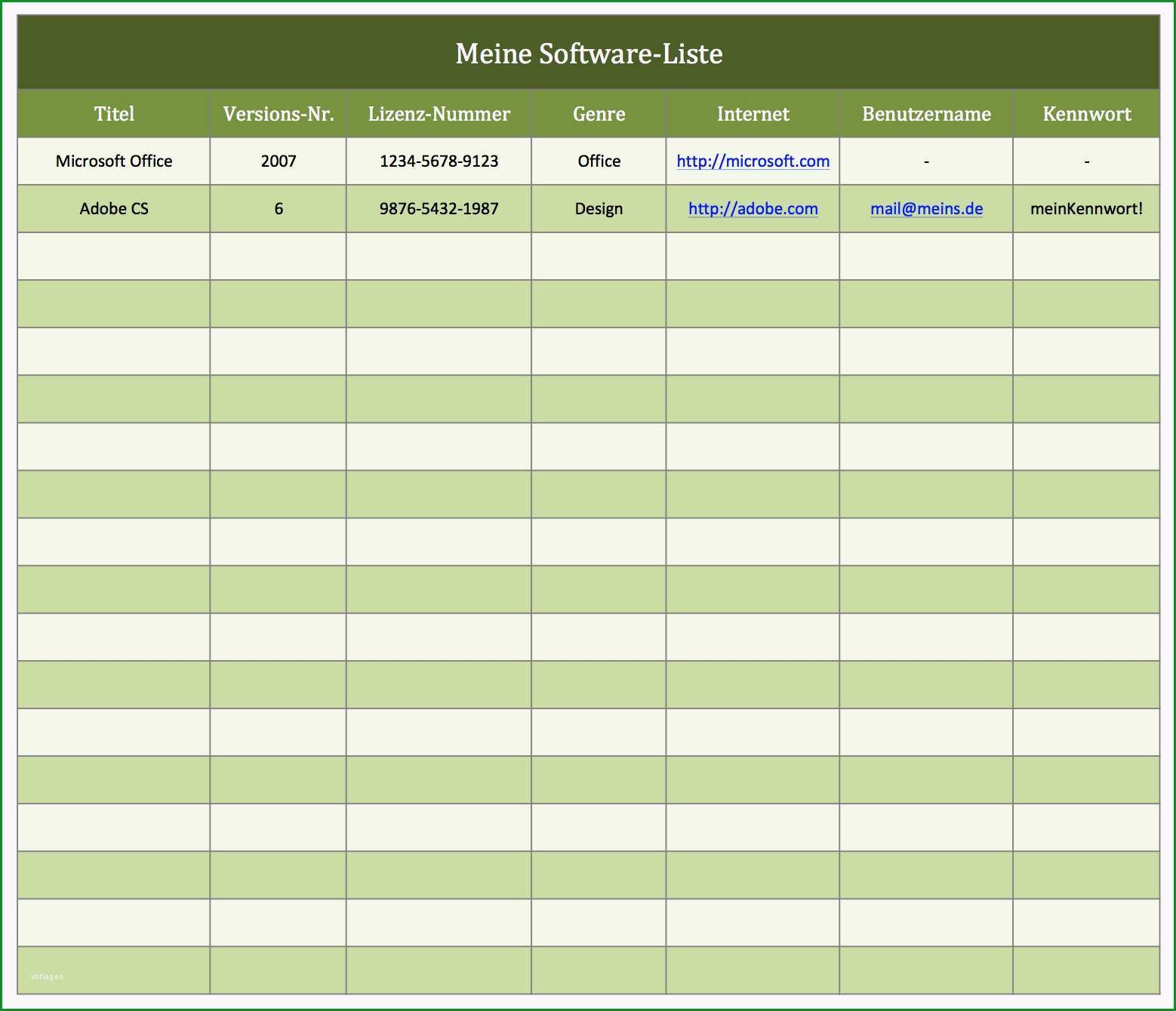 wartungsprotokoll vorlage excel software katalog als excel vorlage excel vorlagen fur