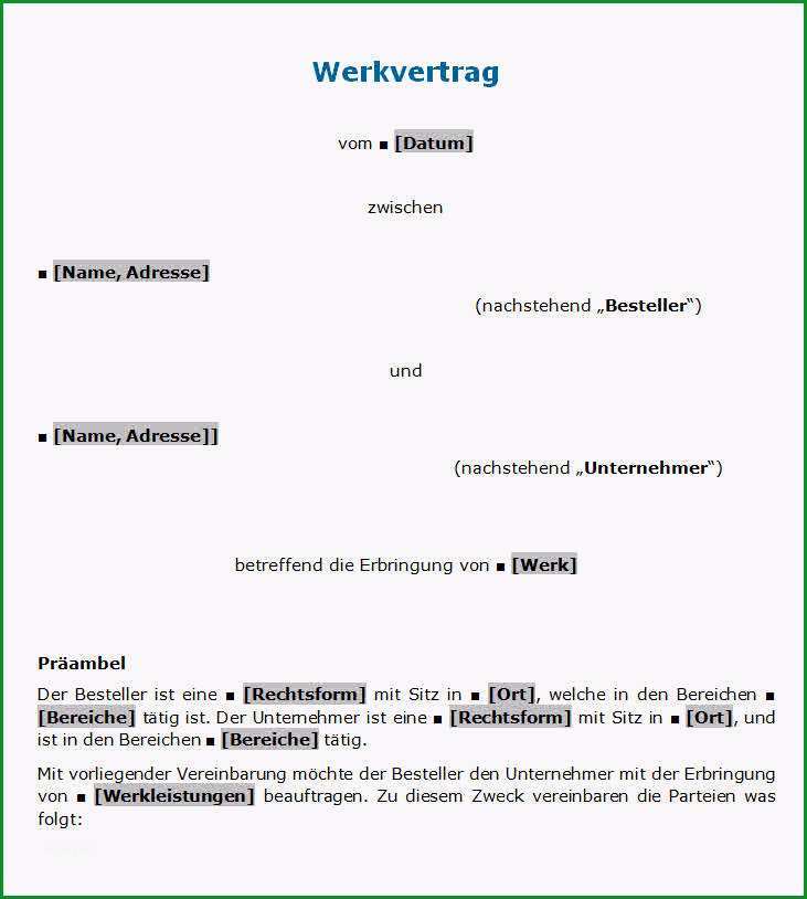 57 Werkvertrag