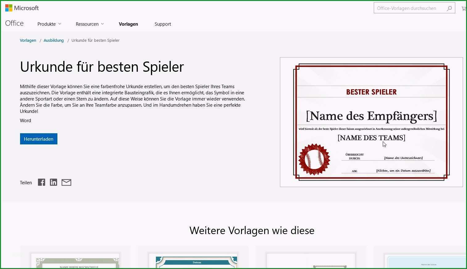 zertifikat vorlage word