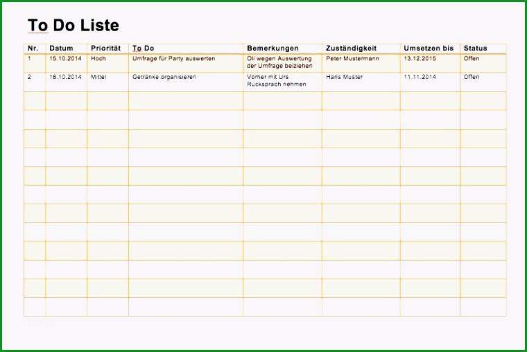 aufgabenliste excel vorlage kostenlos zyeggg