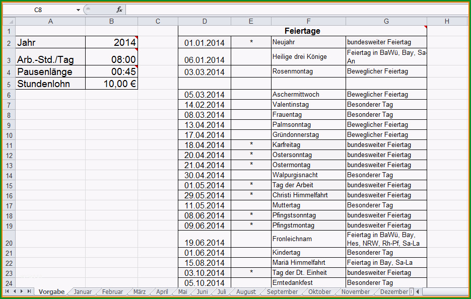 15 gehaltsabrechnung vorlage excel 2018