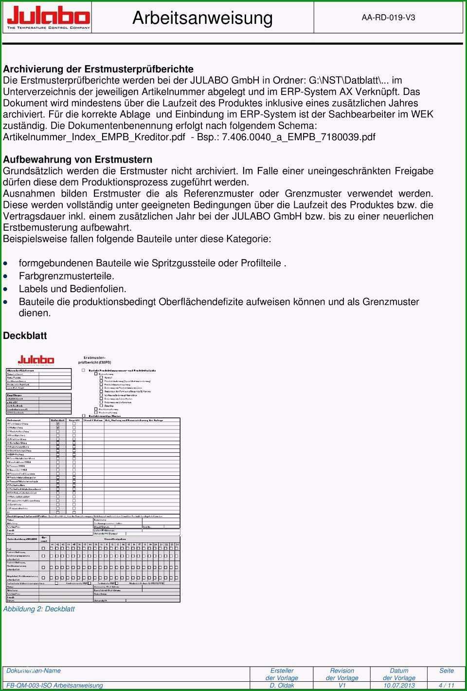 17 arbeitsanweisung muster kostenlos