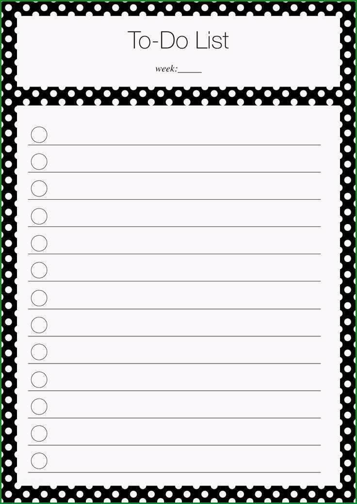 printable to do list templates