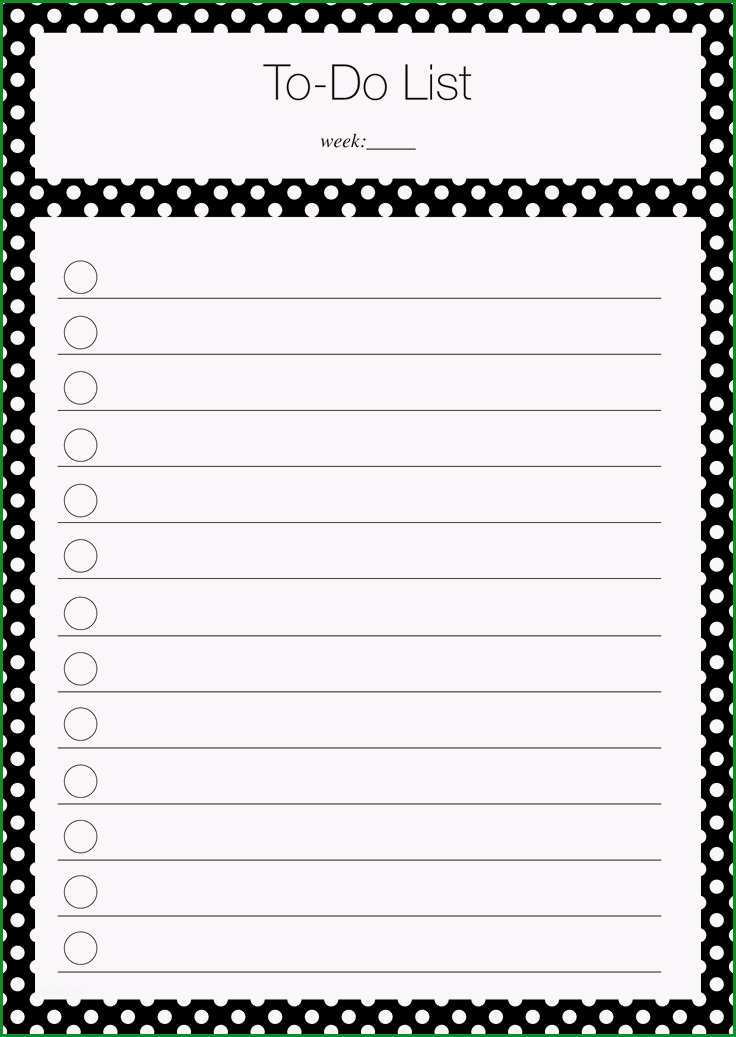 printable to do list templates