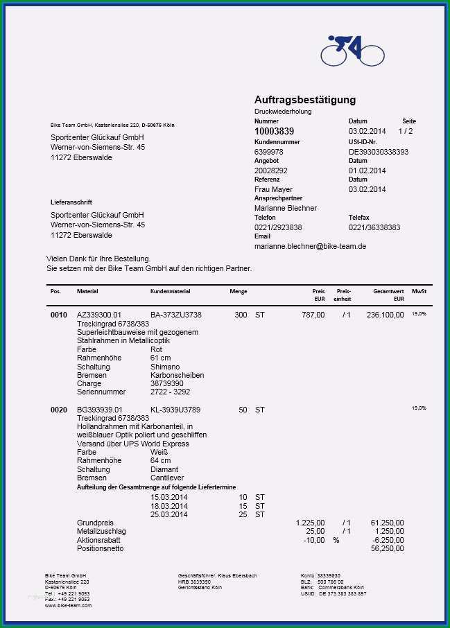 auftragsbestatigung vorlage pdf grosartig auftragsbestatigung englisch 169 bestaetigung auftrag doc