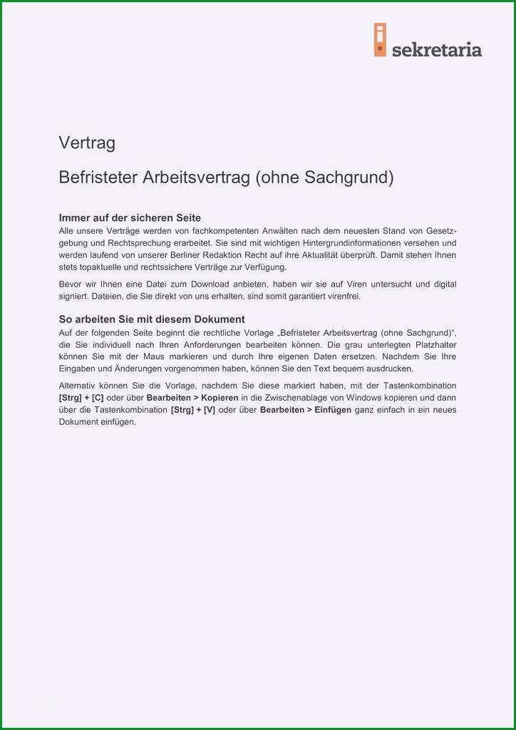 beispiel kundigung arbeitsvertrag einzigartiges befristeter arbeitsvertrag vorlage 2