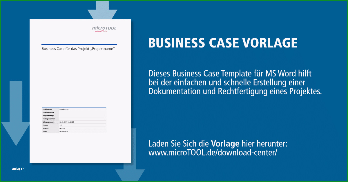 business case vorlage