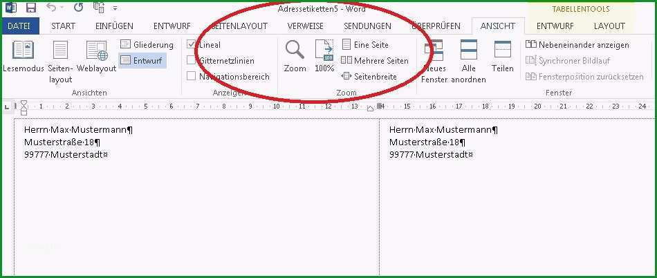 charmant adressaufkleber vorlage excel zeitgenossisch