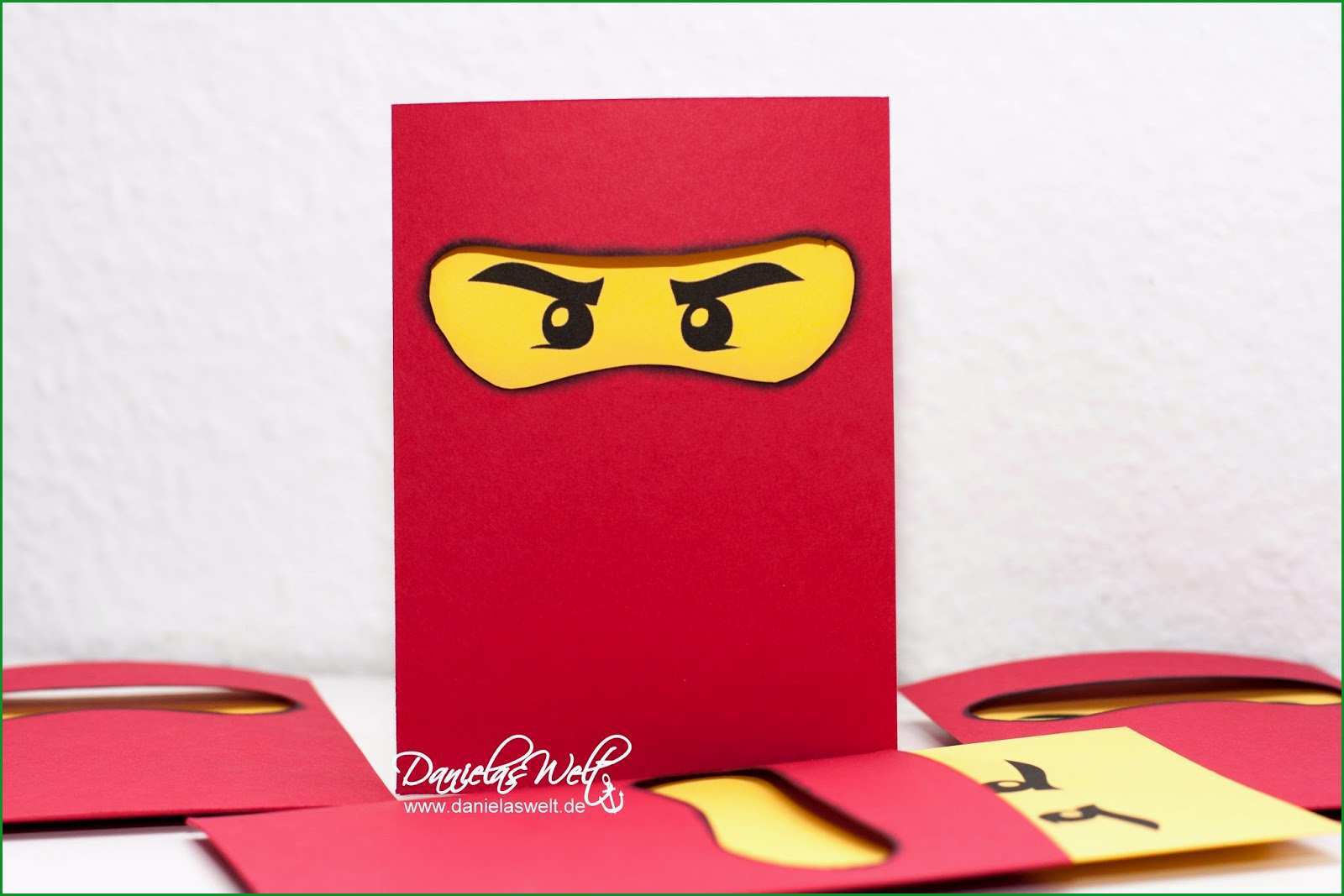 Unvergesslich Danielas Welt Ninjago Einladungskarten