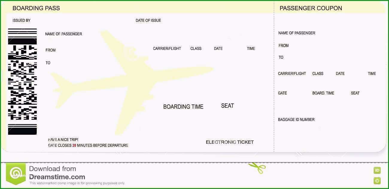 flugticket vorlage grosen fantastisch leere bordkarte vorlage fotos beispiel