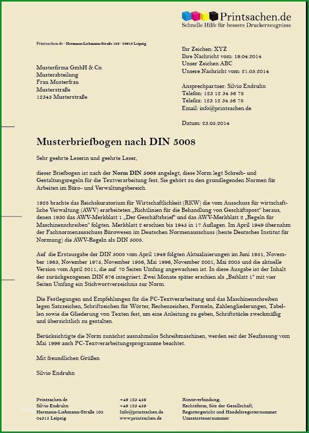 geschaftsbrief din 5008 vorlage kostenlos briefpapier nach din norm 5008 erstellen printsachen de 2