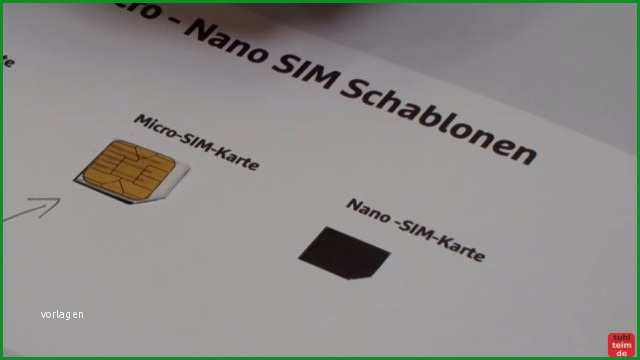 handy sim karte zu micro nano zuschneiden