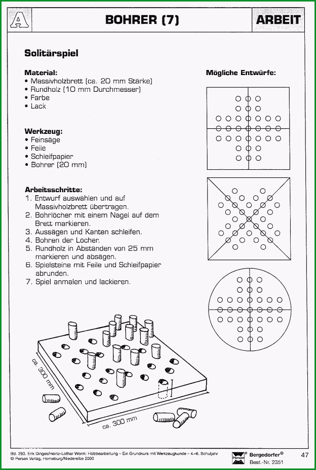 holzbearbeitung vorlagen