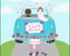 Unvergesslich Just Married Car Vector